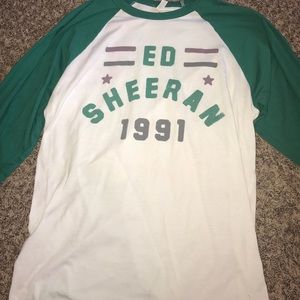 women’s Ed Sheeran long sleeve concert shirt